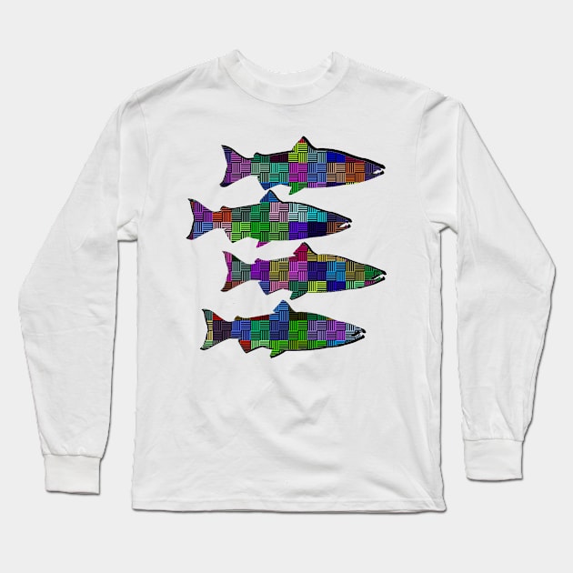 Four of A Kind Long Sleeve T-Shirt by AROJA